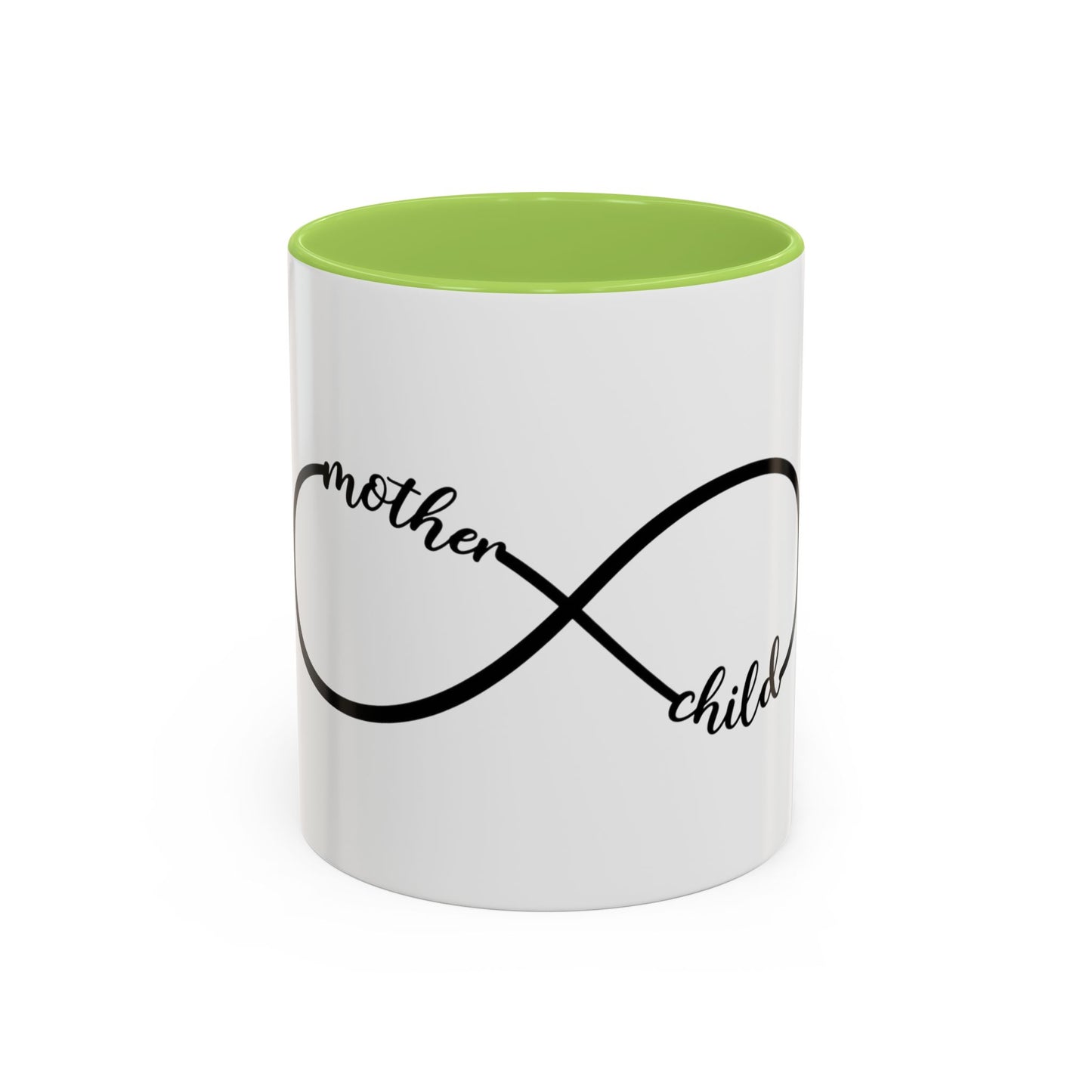 Mother & Child Infinity Accent Coffee Mug – Sentimental Mother's Day Gift (11/15oz)