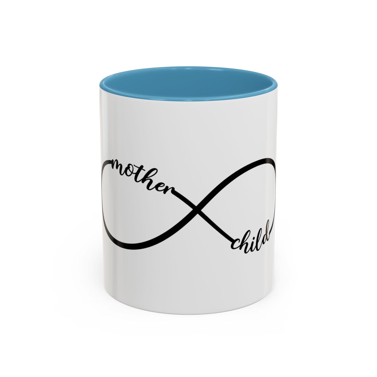 Mother & Child Infinity Accent Coffee Mug – Sentimental Mother's Day Gift (11/15oz)