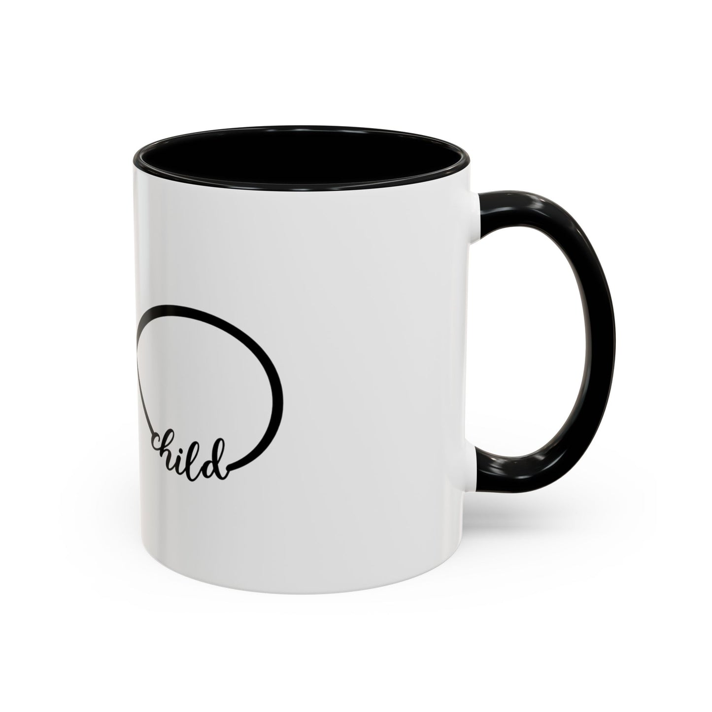 Mother & Child Infinity Accent Coffee Mug – Sentimental Mother's Day Gift (11/15oz)