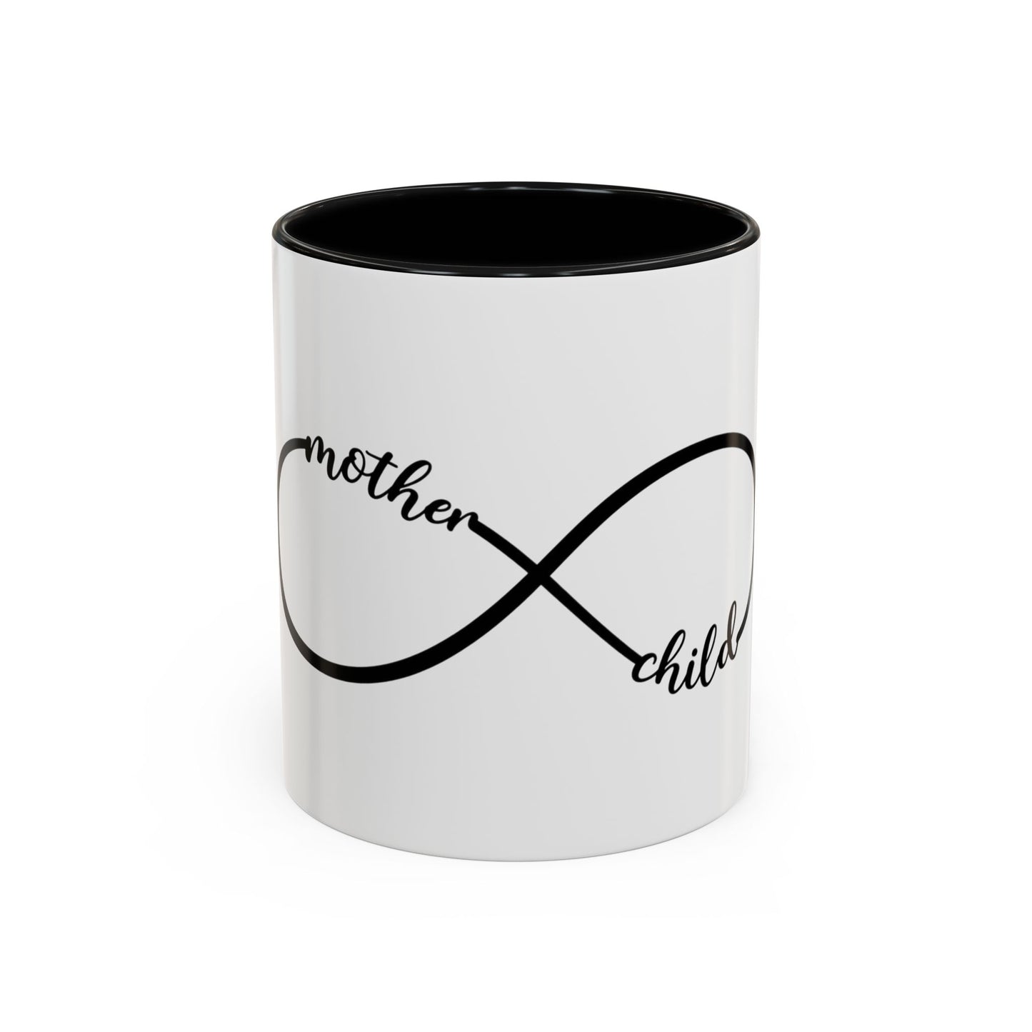 Mother & Child Infinity Accent Coffee Mug – Sentimental Mother's Day Gift (11/15oz)