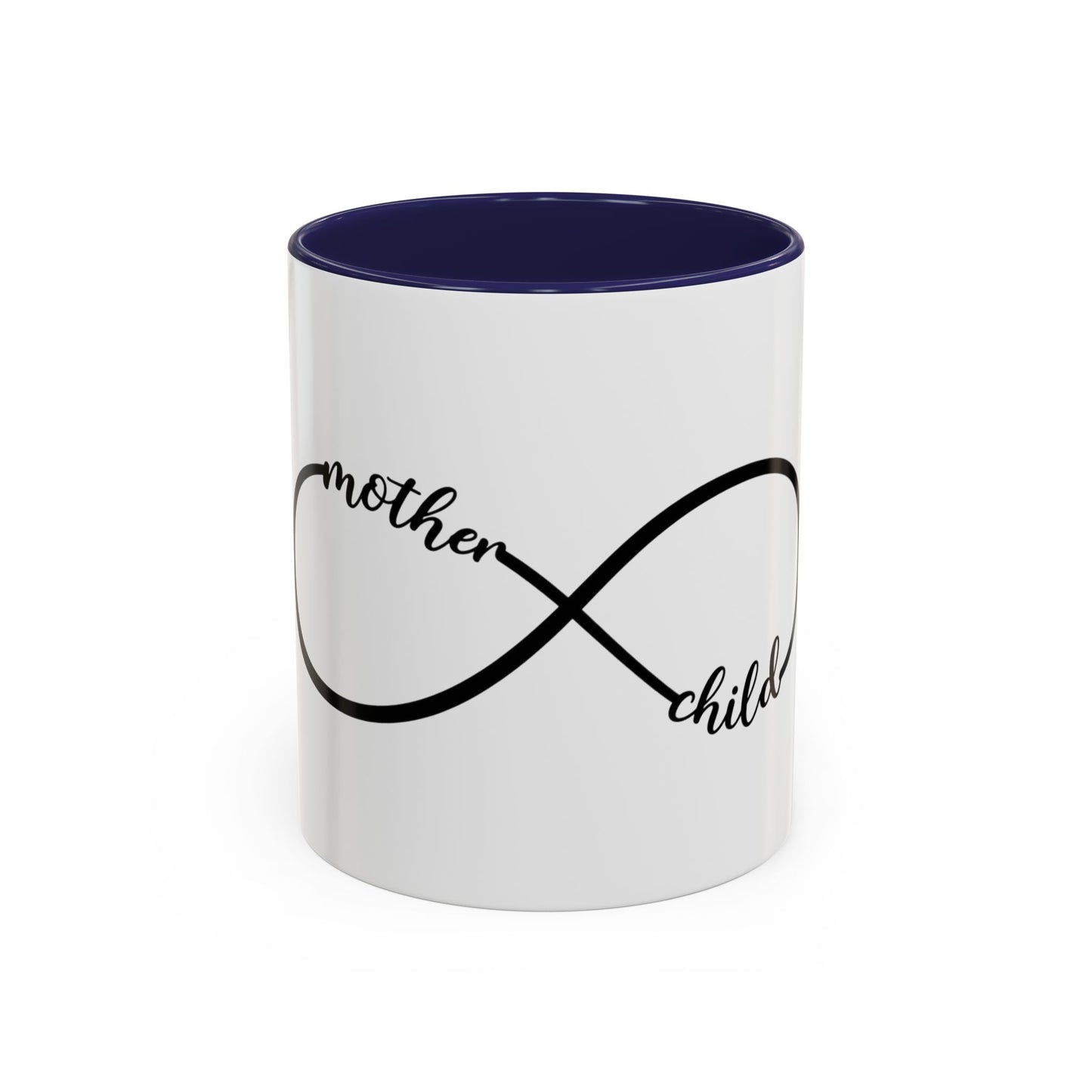 Mother & Child Infinity Accent Coffee Mug – Sentimental Mother's Day Gift (11/15oz)