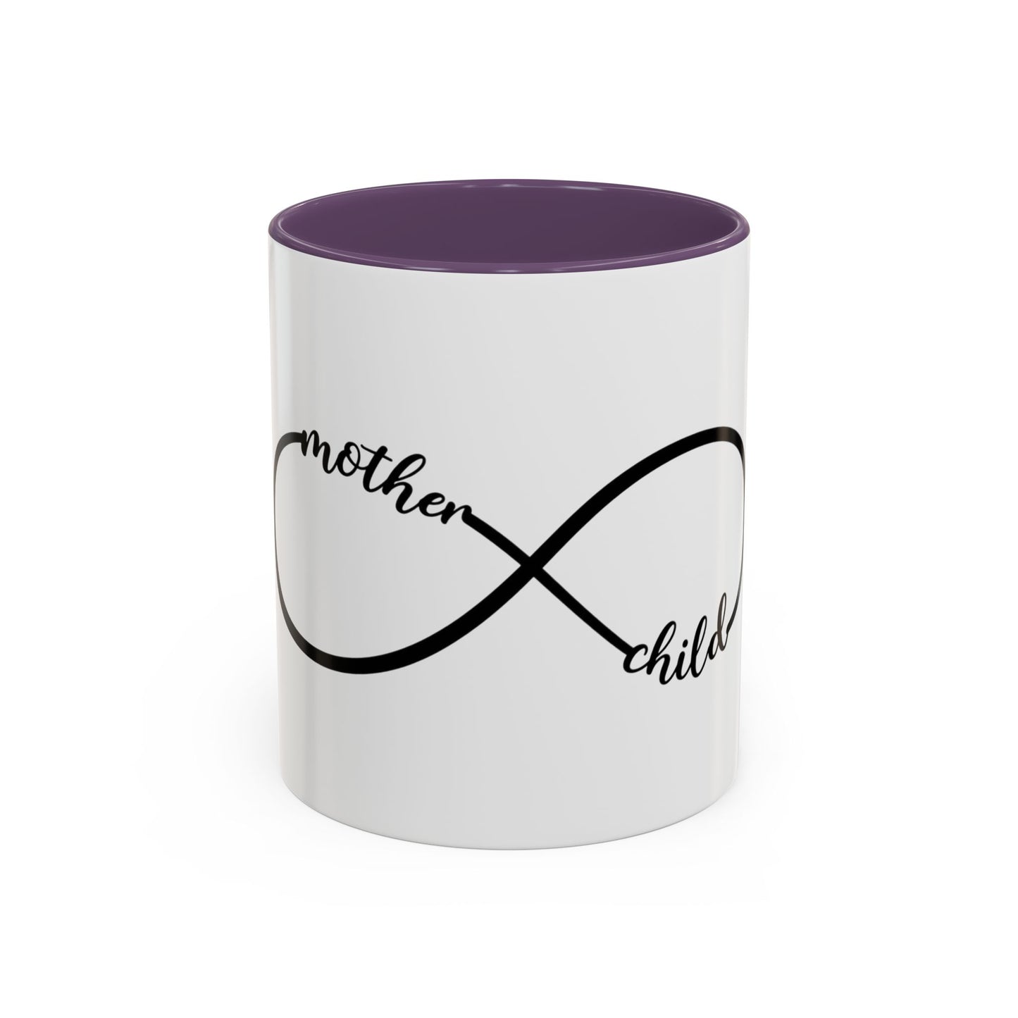 Mother & Child Infinity Accent Coffee Mug – Sentimental Mother's Day Gift (11/15oz)
