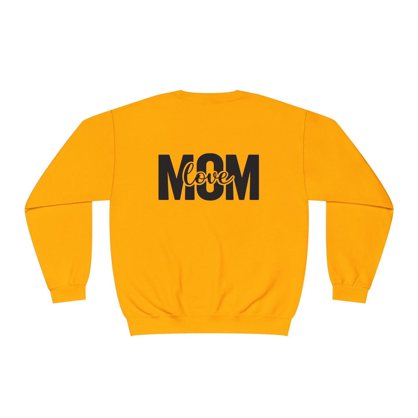 Mom Loved Crewneck Sweatshirt — 'She Lives in Me' Mother & Baby Silhouette