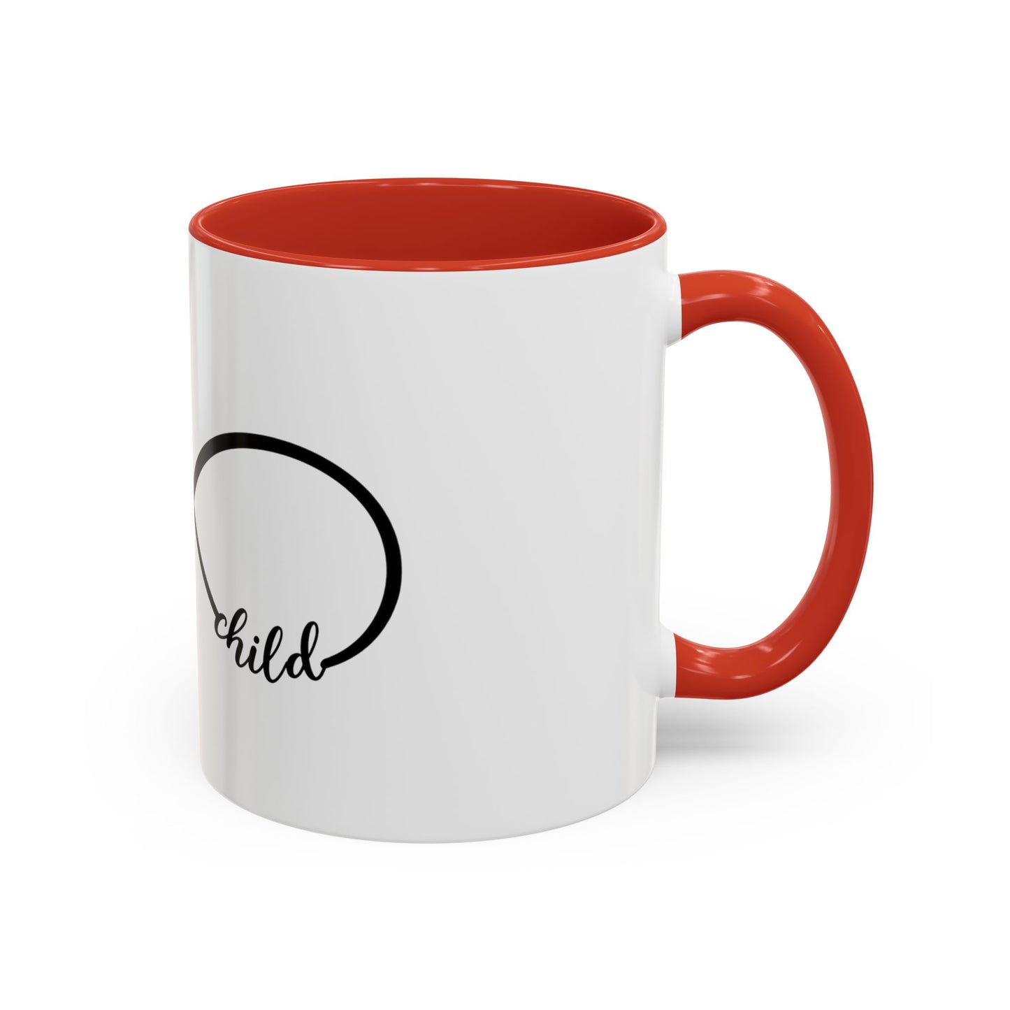 Mother & Child Infinity Accent Coffee Mug – Sentimental Mother's Day Gift (11/15oz)