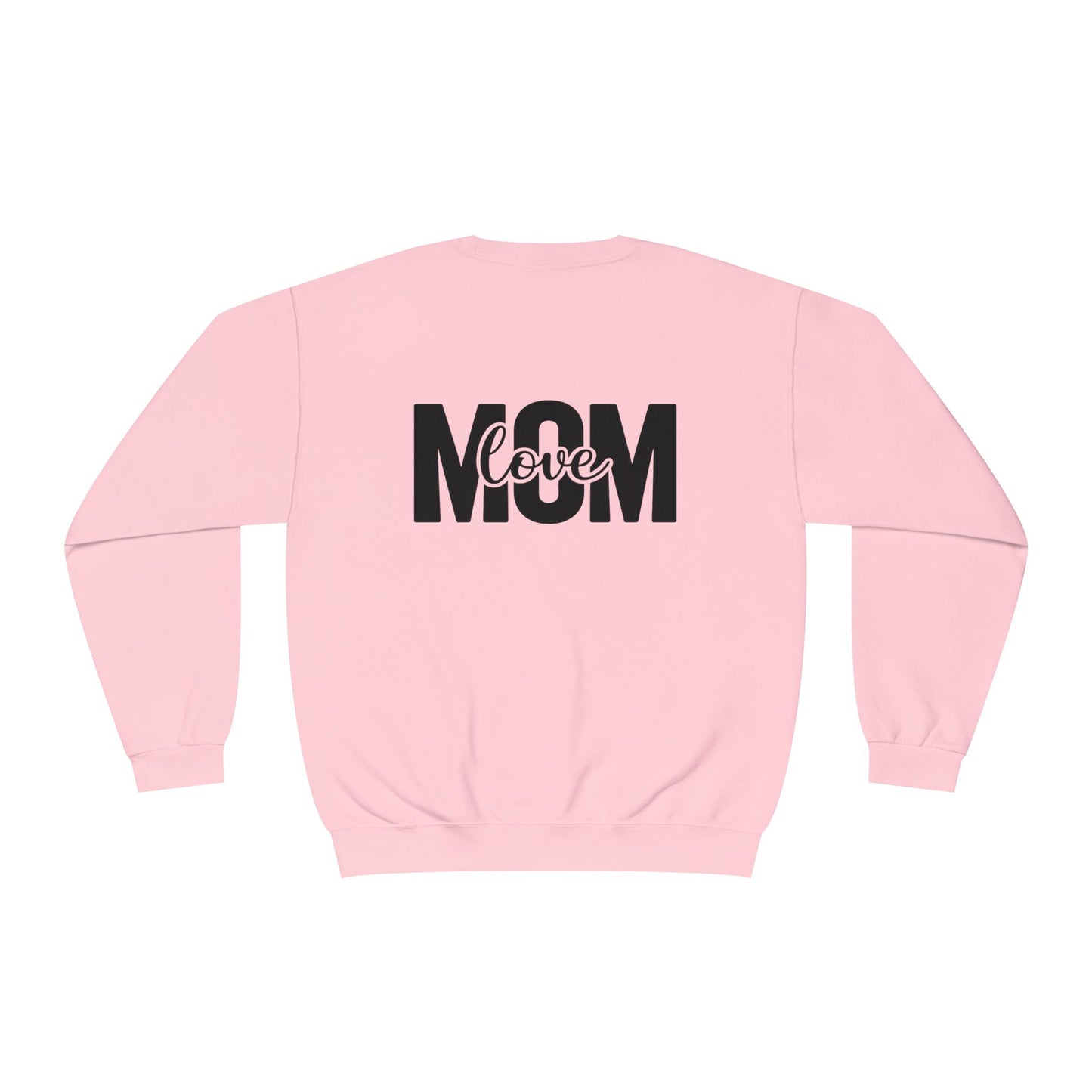 Mom Loved Crewneck Sweatshirt — 'She Lives in Me' Mother & Baby Silhouette