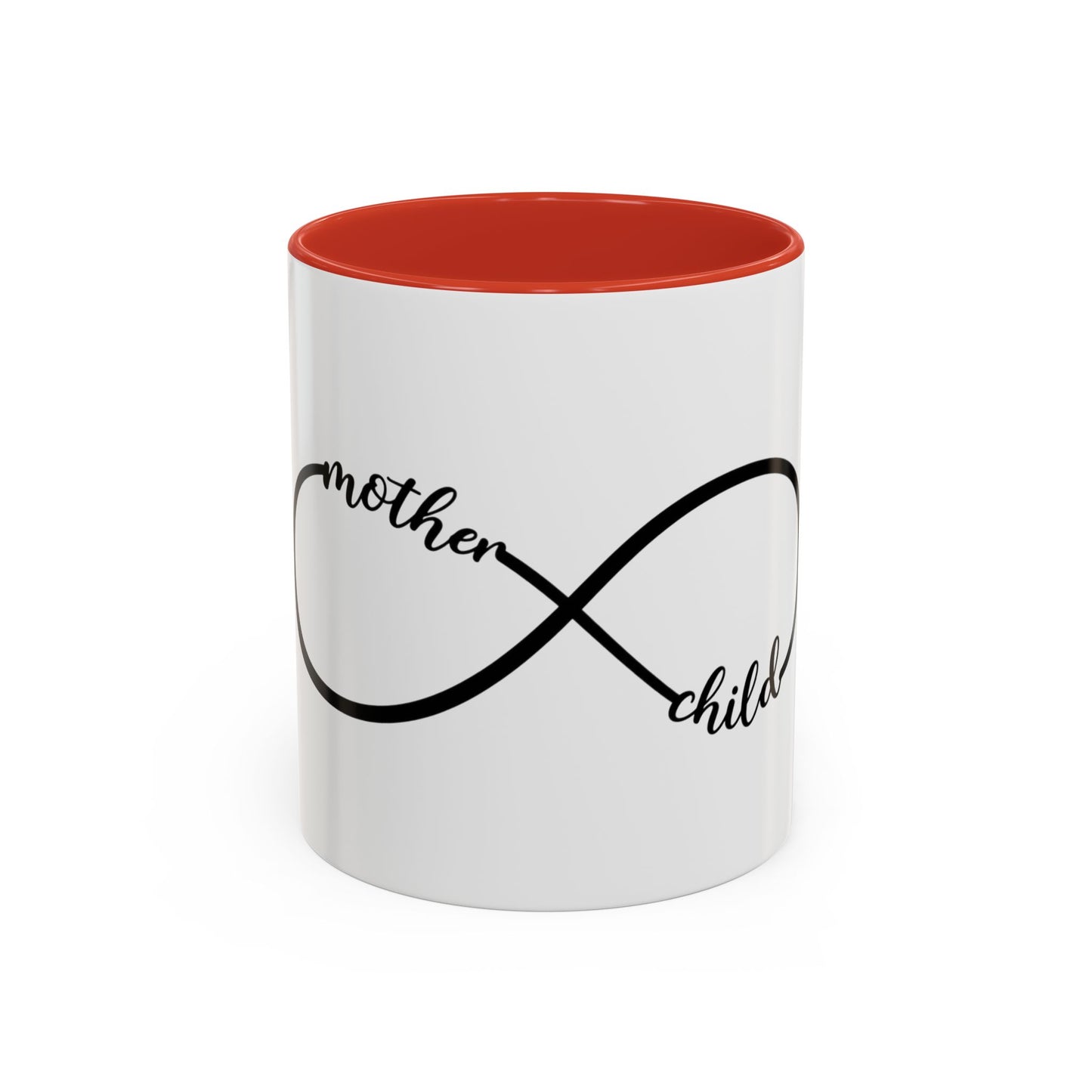 Mother & Child Infinity Accent Coffee Mug – Sentimental Mother's Day Gift (11/15oz)