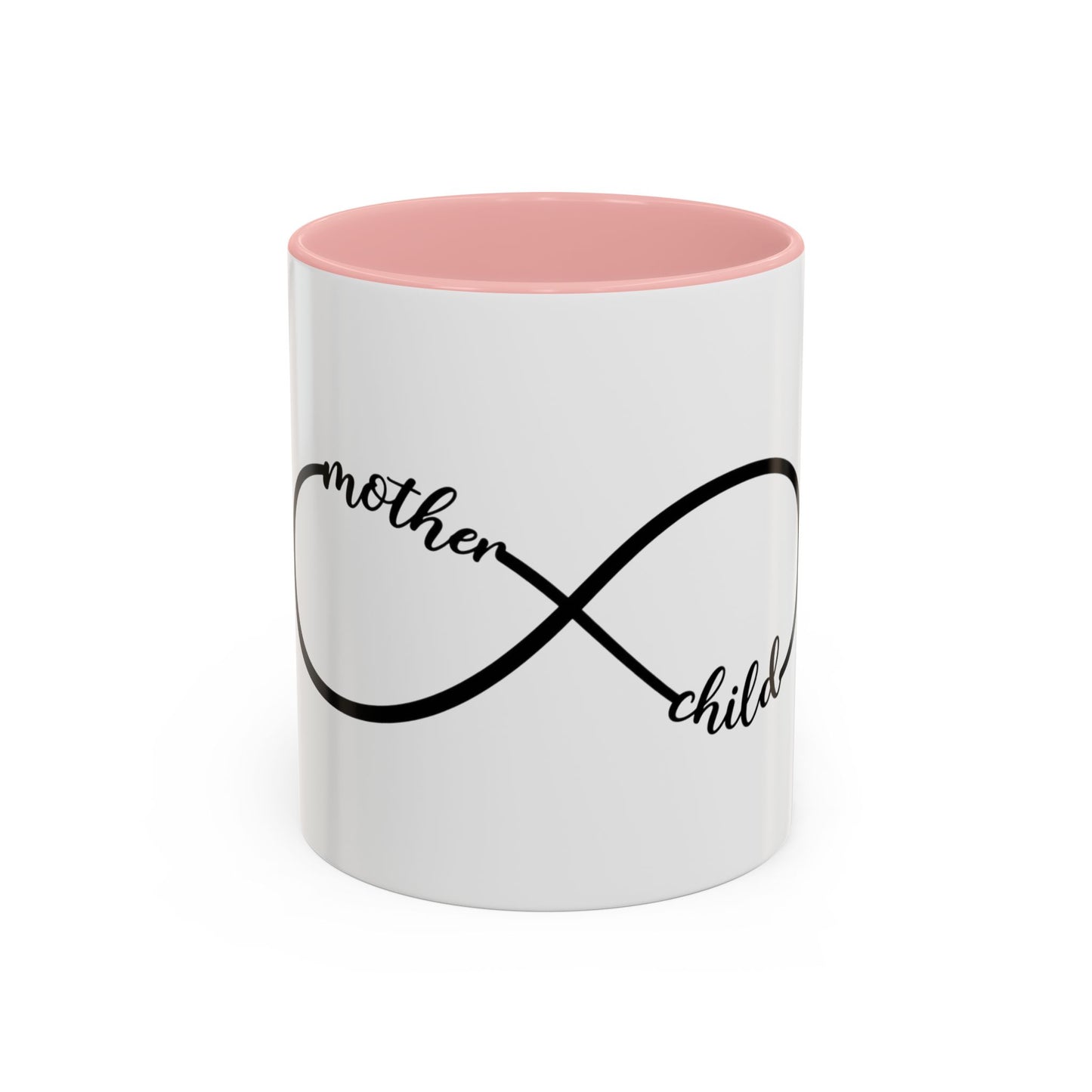 Mother & Child Infinity Accent Coffee Mug – Sentimental Mother's Day Gift (11/15oz)