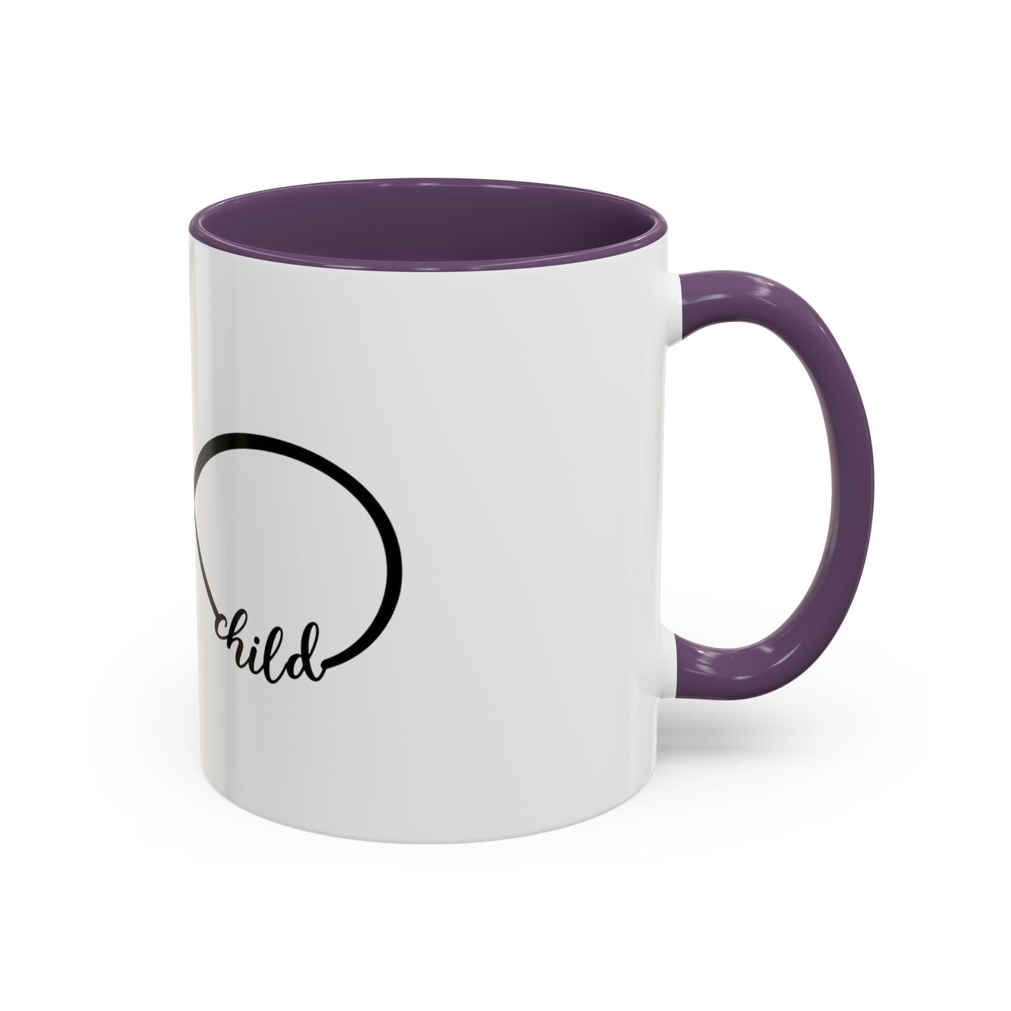 Mother & Child Infinity Accent Coffee Mug – Sentimental Mother's Day Gift (11/15oz)