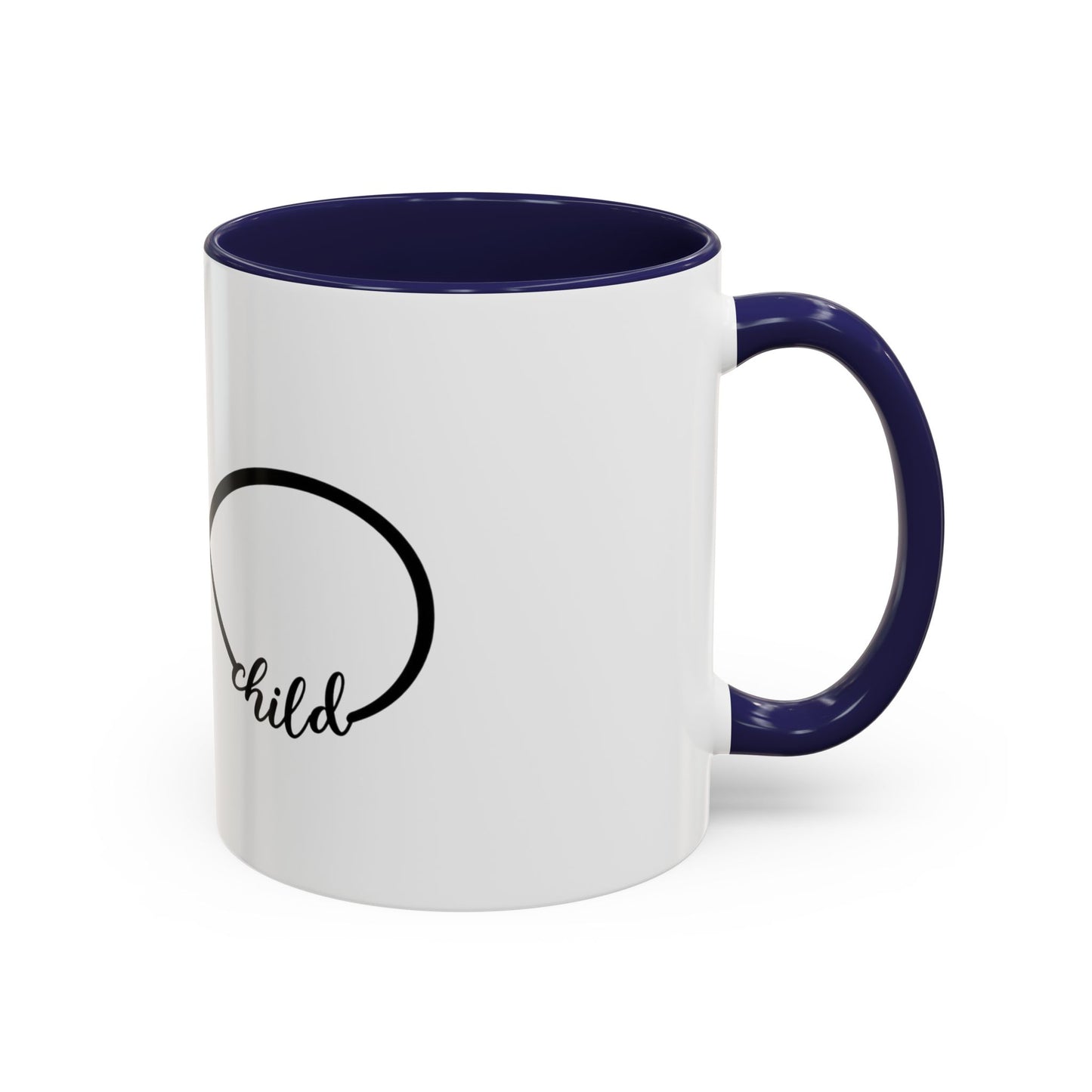 Mother & Child Infinity Accent Coffee Mug – Sentimental Mother's Day Gift (11/15oz)
