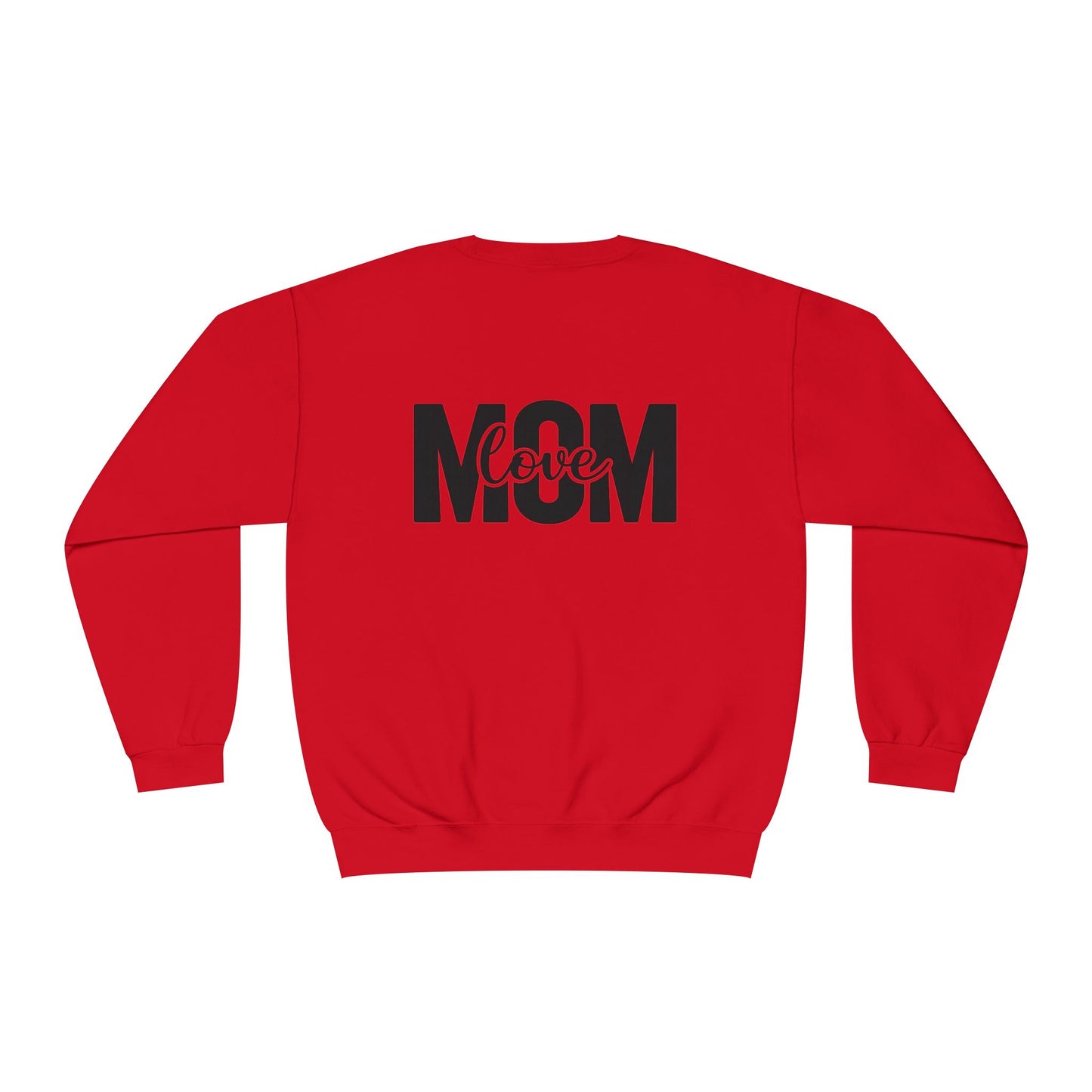 Mom Loved Crewneck Sweatshirt — 'She Lives in Me' Mother & Baby Silhouette