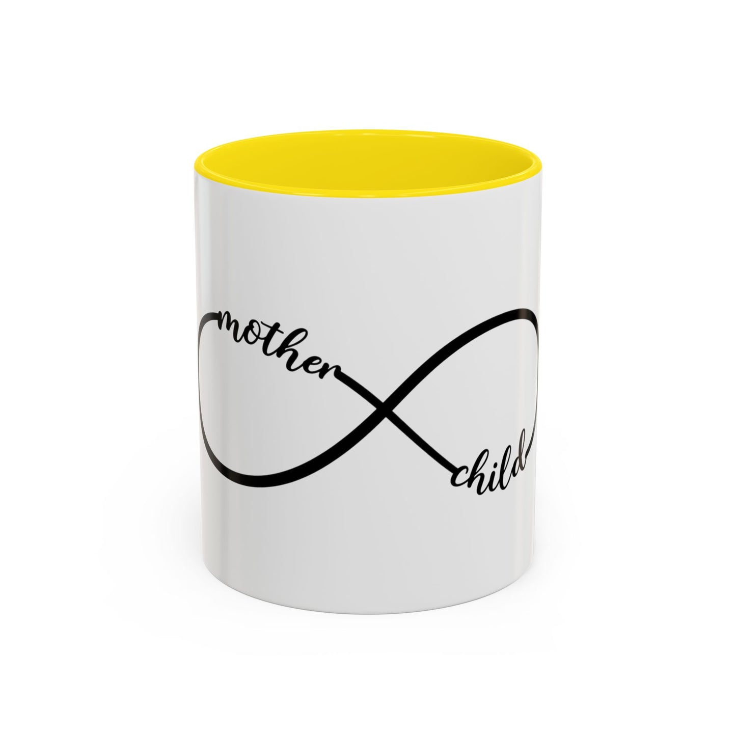 Mother & Child Infinity Accent Coffee Mug – Sentimental Mother's Day Gift (11/15oz)