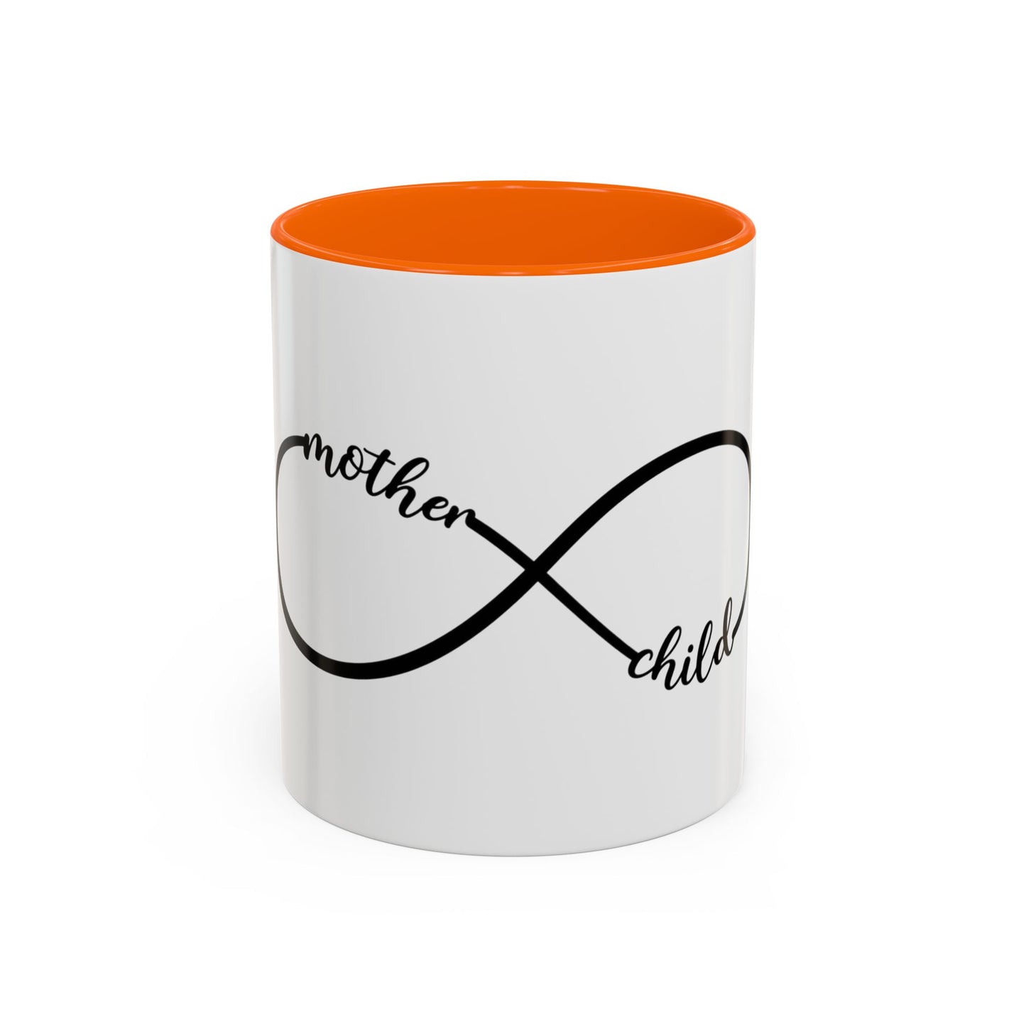 Mother & Child Infinity Accent Coffee Mug – Sentimental Mother's Day Gift (11/15oz)
